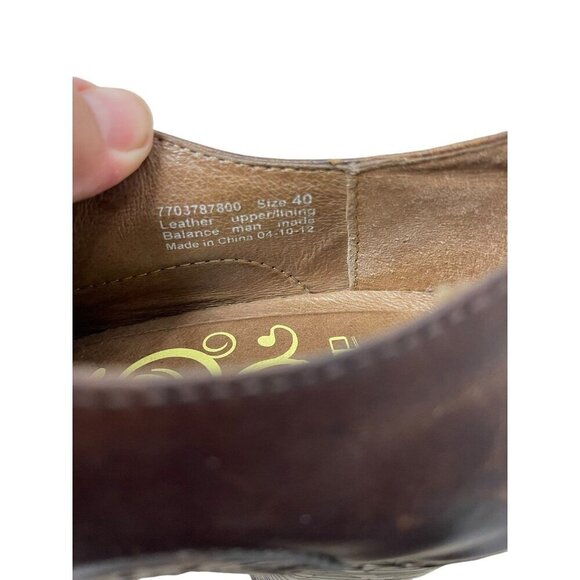 Dansko Clogs Women’s Size 40 Nancy Brown Slip On Heels Zip Casual Leather - Picture 9 of 11